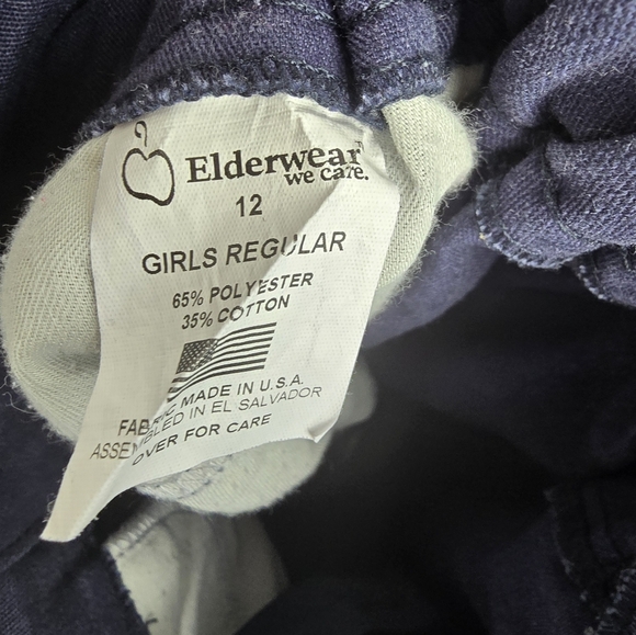 Lot Of 3 Izod And Other Uniform Navy Bottoms 2 Pants And 1 Girl's Skirt Sz 12 - Picture 12 of 12